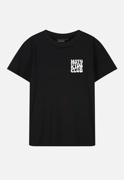 KIDS T-SHIRT MOTO KIDS CLUB - BLACK