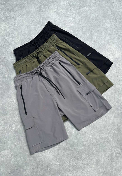 CARGO SHORTS - BLACK