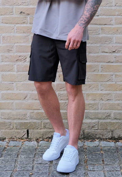 CARGO SHORTS - BLACK