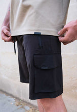 Load image into Gallery viewer, CARGO SHORTS - BLACK
