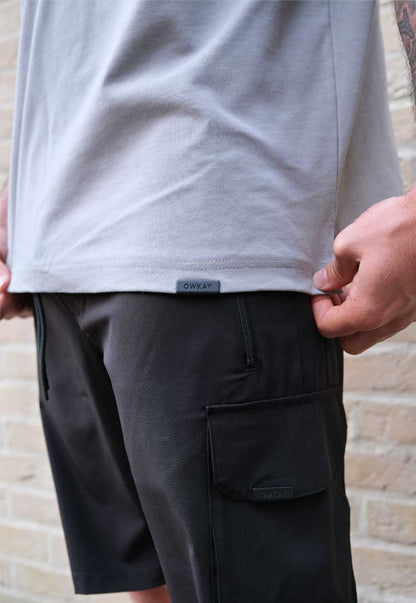 CARGO SHORTS - BLACK
