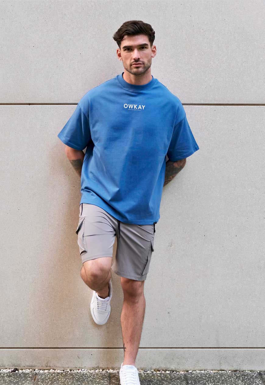 CARGO SHORTS - GREY