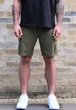 Load image into Gallery viewer, CARGO SHORTS - OLIVE
