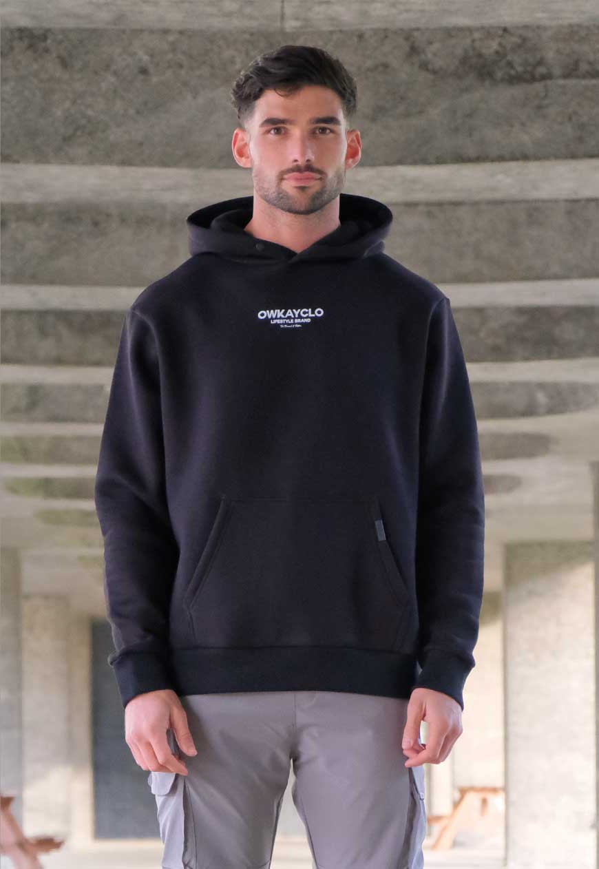 HOODIE BRAND - BLACK