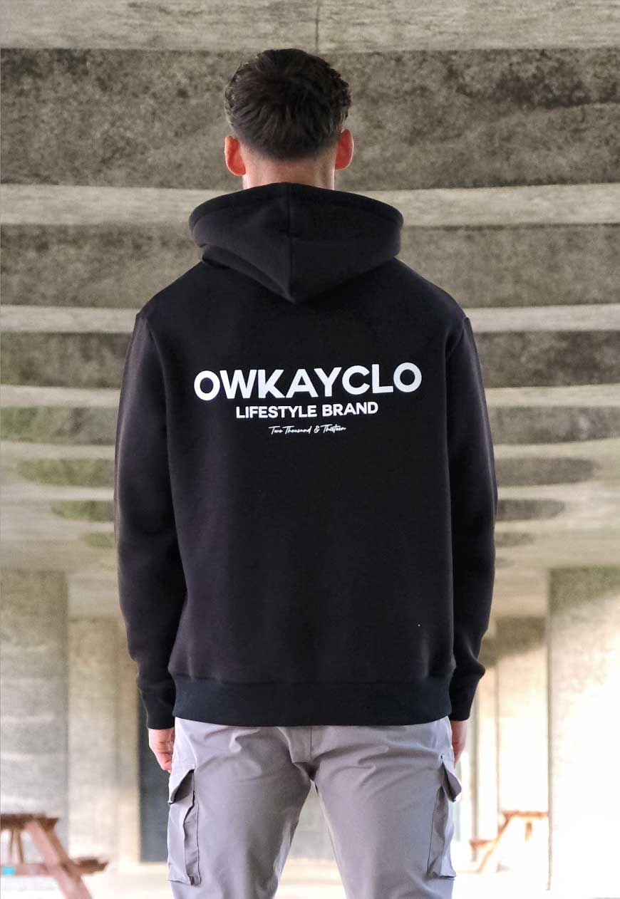 HOODIE BRAND - BLACK