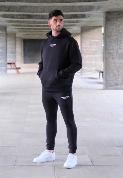 HOODIE BRAND - BLACK