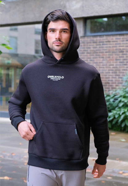 HOODIE BRAND - BLACK