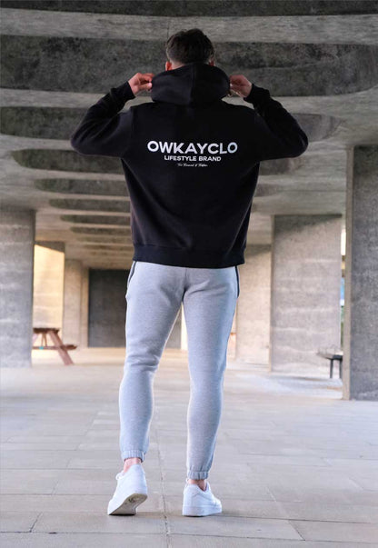 HOODIE BRAND - BLACK