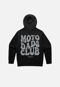 HOODIE MOTO DADS CLUB - BLACK