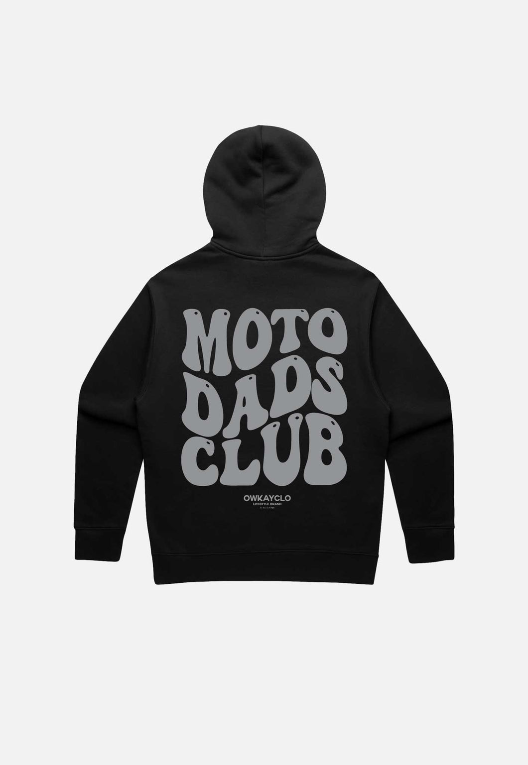 HOODIE MOTO DADS CLUB - BLACK