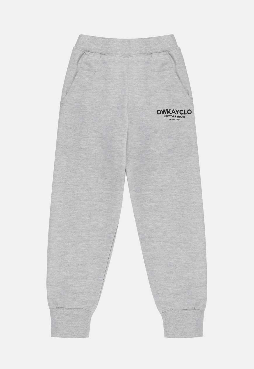 KIDS SWEATPANTS BRAND - GREY