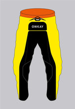 Load image into Gallery viewer, MOTO PANTS - FLO YELLOW &amp; ORANGE (PRE-ORDER)
