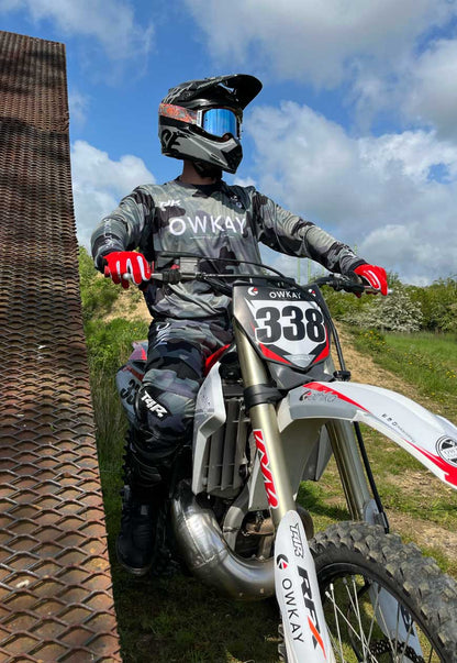 MOTO PANTS - GREEN CAMO (PRE-ORDER)