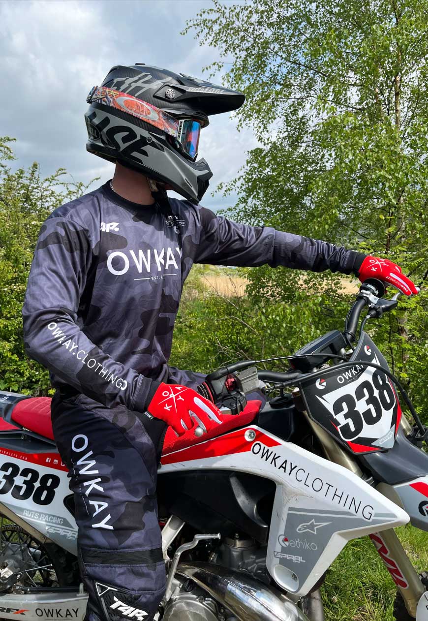 MOTO JERSEY - GREY CAMO (PRE-ORDER)