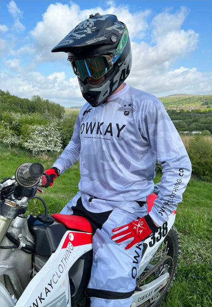 MOTO JERSEY - SNOW CAMO (PRE-ORDER)