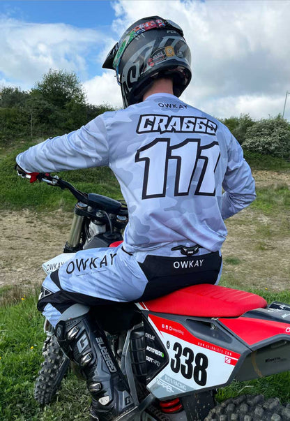 MOTO JERSEY - SNOW CAMO (PRE-ORDER)