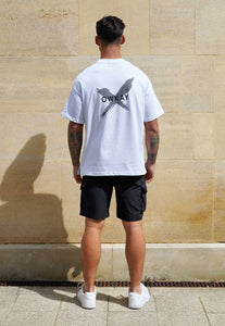 OVERSIZED T-SHIRT STATEMENT - WHITE