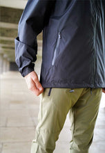 Load image into Gallery viewer, RAIN JACKET BRAND - BLACK
