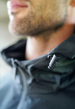 Load image into Gallery viewer, RAIN JACKET BRAND - BLACK
