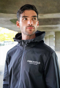 RAIN JACKET BRAND - BLACK