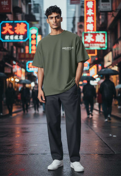 T-SHIRT BRAND - KHAKI