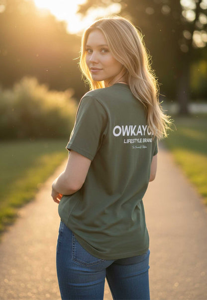 T-SHIRT BRAND - KHAKI