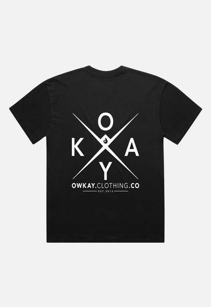 T-SHIRT OWKAYCLOTHINGCO - BLACK