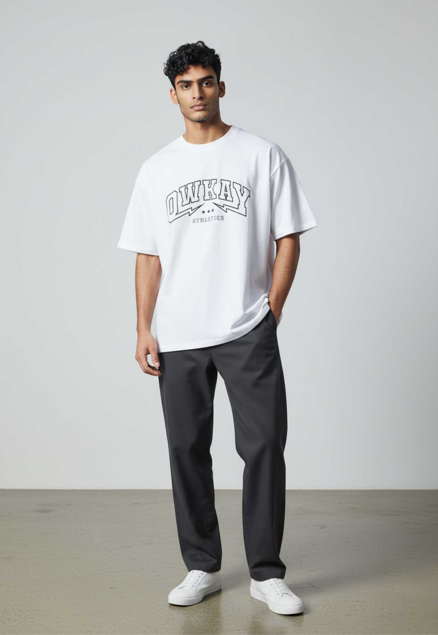 RELAXED T-SHIRT VAULT - FADED WHITE