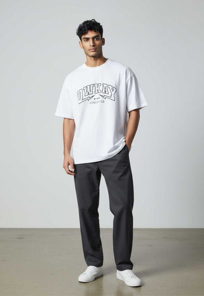 RELAXED T-SHIRT VAULT - FADED WHITE