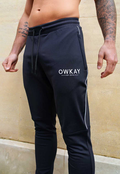 SWEATPANTS POLY - BLACK