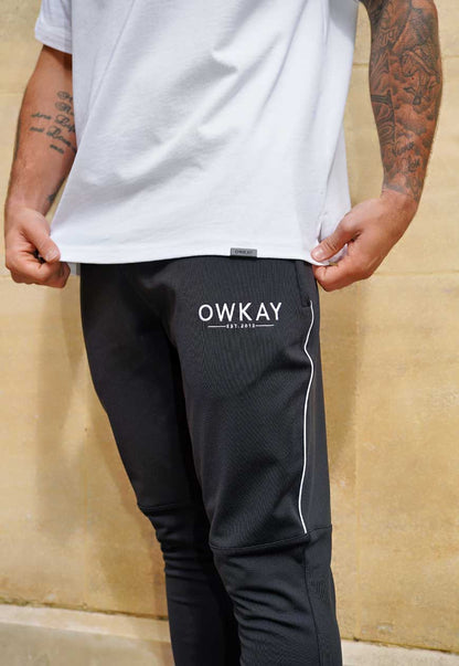 SWEATPANTS POLY - BLACK