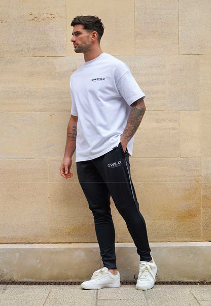 SWEATPANTS POLY - BLACK