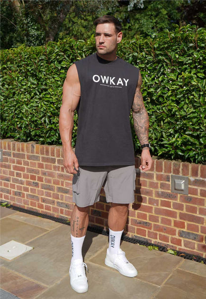 RELAXED TANK ORIGINAL - FADED BLACK