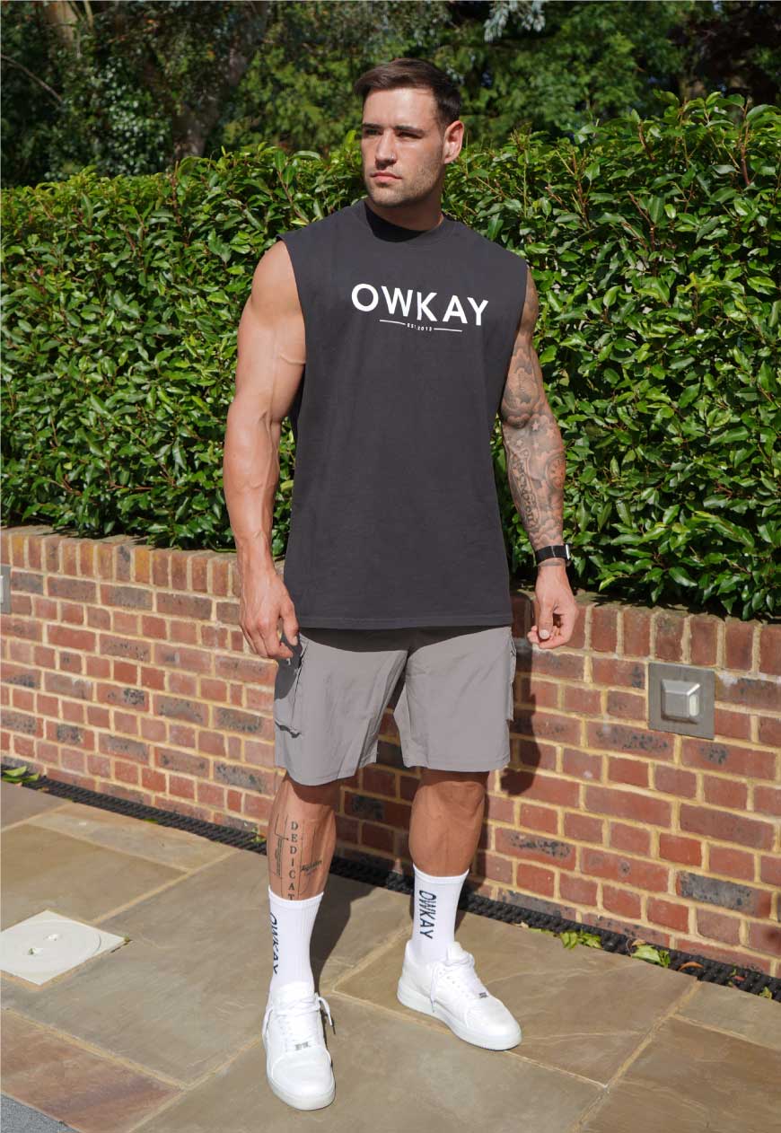 RELAXED TANK ORIGINAL - FADED BLACK