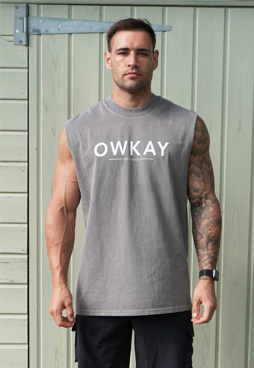 RELAXED TANK ORIGINAL - FADED GREY