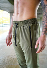 Load image into Gallery viewer, TRACK PANTS - OLIVE
