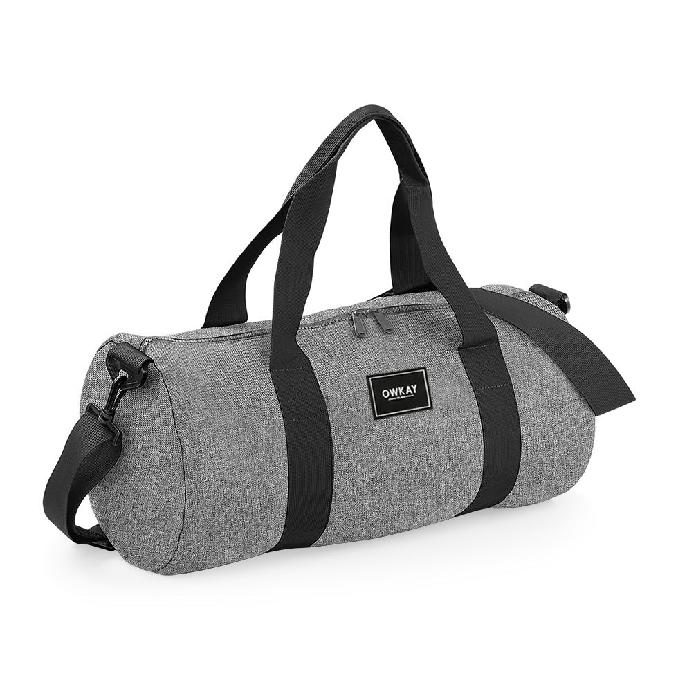 BARREL BAG GREY