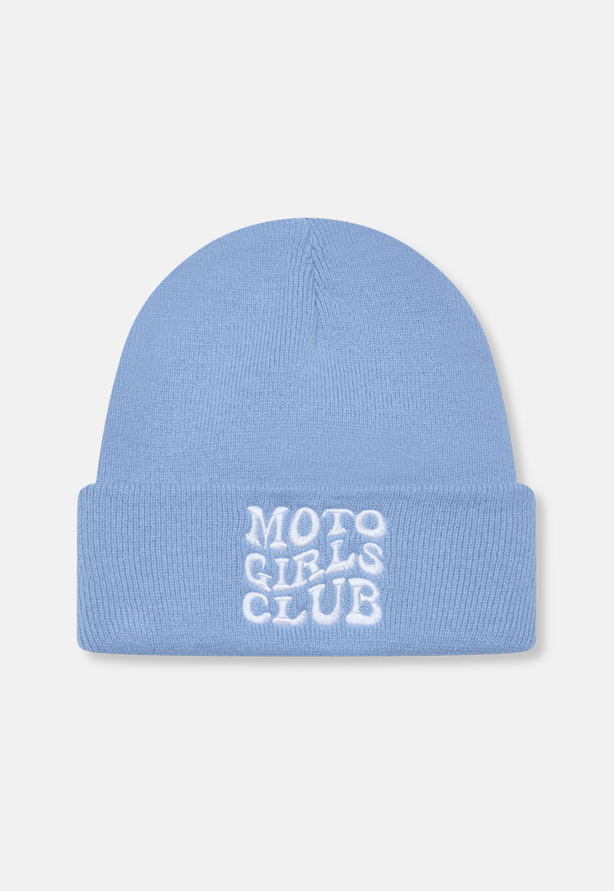 BEANIE MOTO GIRLS CLUB SKY BLUE