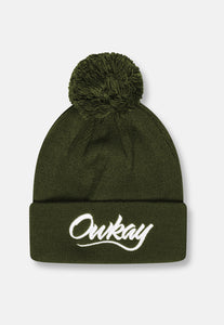 BOBBLE HAT KHAKI