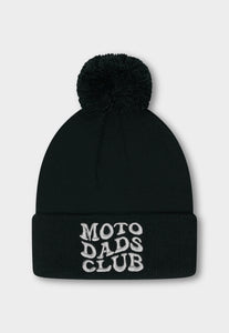 BOBBLE HAT MOTO DADS CLUB BLACK