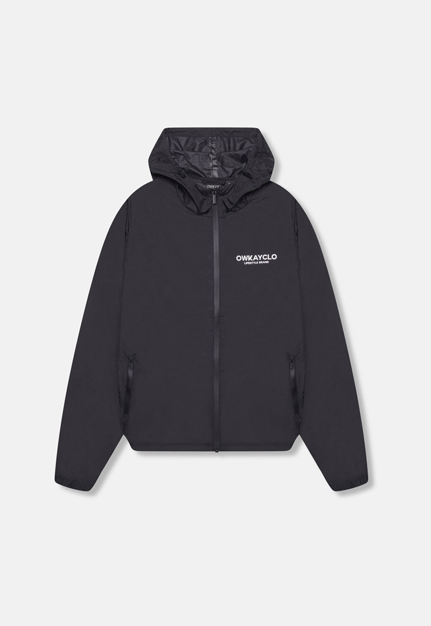 RAIN JACKET BRAND - BLACK