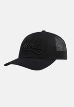 Load image into Gallery viewer, TRUCKER HAT BLACKOUT

