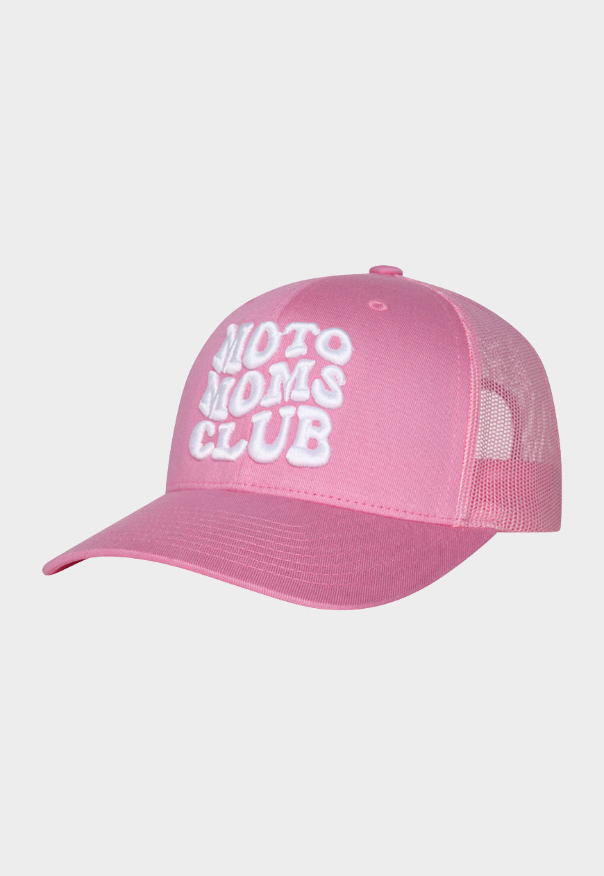 TRUCKER HAT MOTO MOMS CLUB PINK