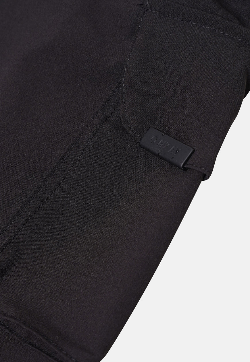 CARGO SHORTS - BLACK