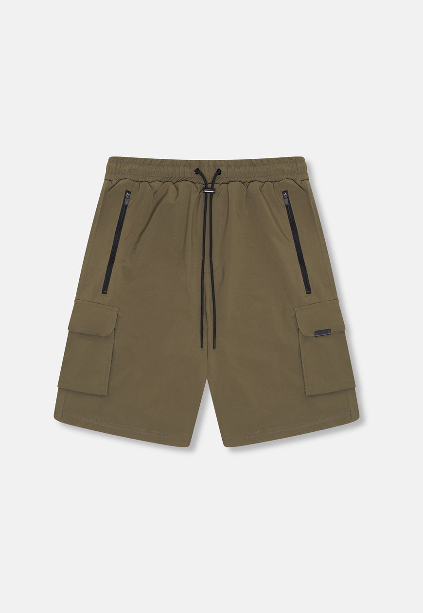 CARGO SHORTS - OLIVE