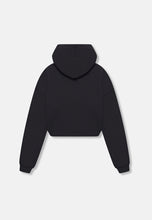 Load image into Gallery viewer, CROPPED HOODIE - BLACK
