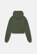 Load image into Gallery viewer, CROPPED HOODIE - KHAKI
