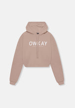 Load image into Gallery viewer, CROPPED HOODIE - PEACH
