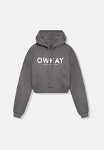 Load image into Gallery viewer, CROPPED HOODIE - STORM
