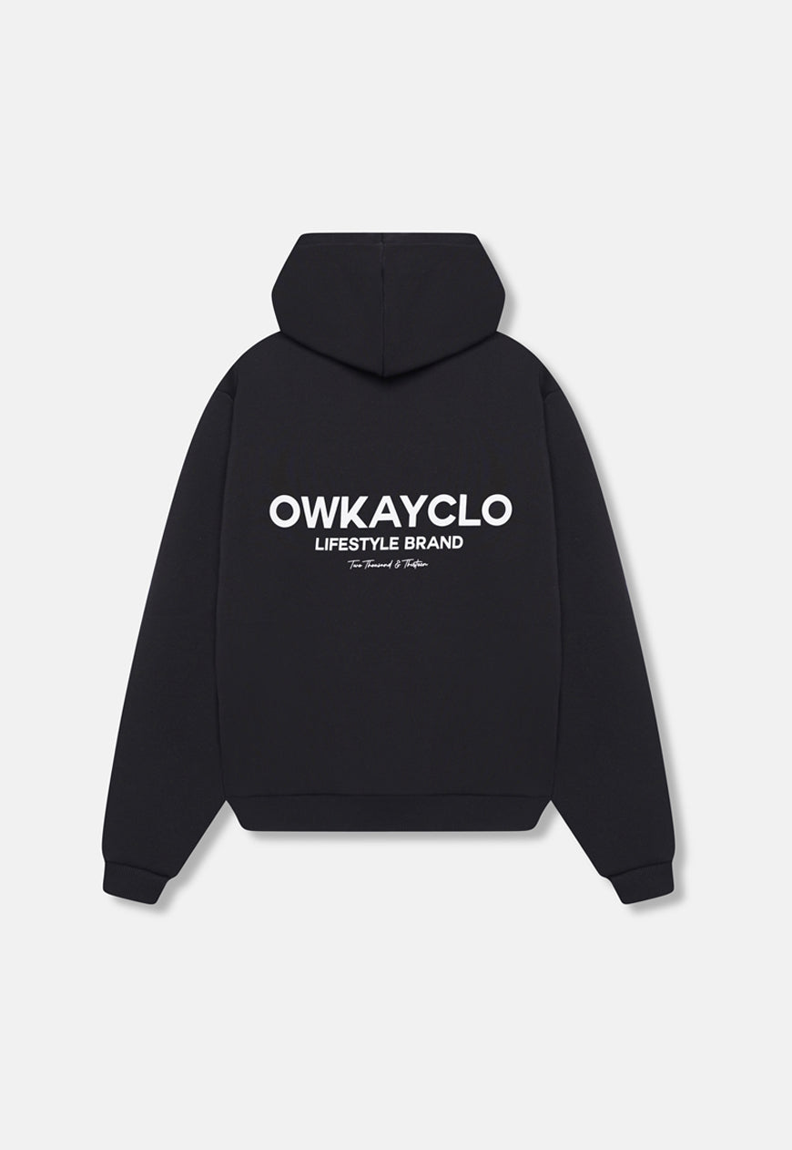 HOODIE BRAND - BLACK